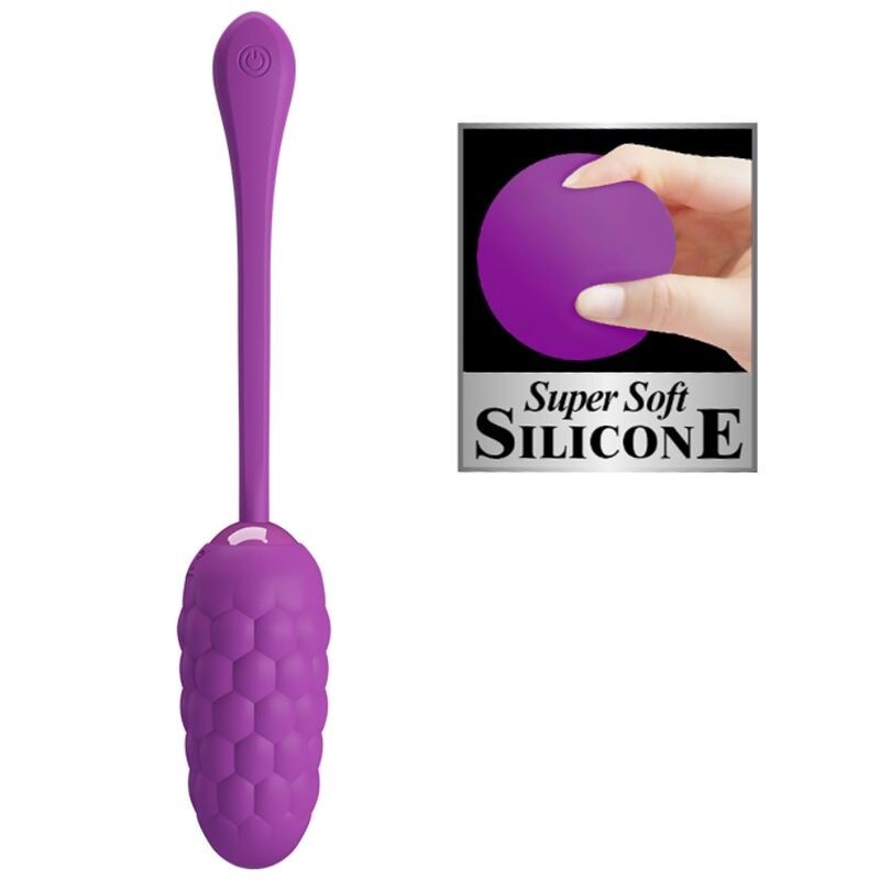 Uovo Vibrante Con Texture Marina Ricaricabile Viola Chiaro - PRETTY LOVE SMART - Vibratori | erosidea.com