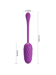 Uovo Vibrante Con Texture Marina Ricaricabile Viola Chiaro - PRETTY LOVE SMART - Vibratori | erosidea.com
