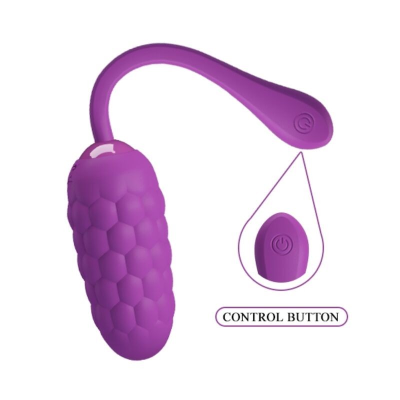 Uovo Vibrante Con Texture Marina Ricaricabile Viola Chiaro - PRETTY LOVE SMART - Vibratori | erosidea.com