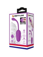 Uovo Vibrante Con Texture Marina Ricaricabile Viola Chiaro - PRETTY LOVE SMART - Vibratori | erosidea.com