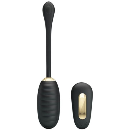 Uovo Vibrante Ricaricabile Doreen Luxury Nero - PRETTY LOVE SMART - Vibratori | erosidea.com