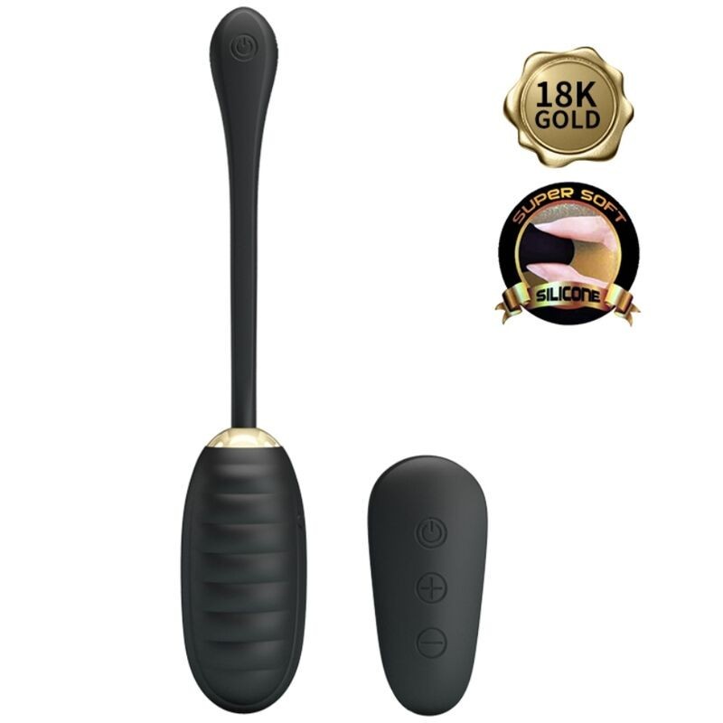 Uovo Vibrante Ricaricabile Doreen Luxury Nero - PRETTY LOVE SMART - Vibratori | erosidea.com