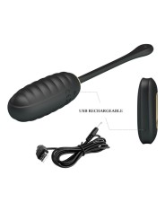 Uovo Vibrante Ricaricabile Doreen Luxury Nero - PRETTY LOVE SMART - Vibratori | erosidea.com