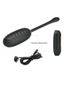 Uovo Vibrante Ricaricabile Doreen Luxury Nero - PRETTY LOVE SMART - Vibratori | erosidea.com