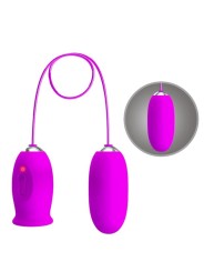 Vibratore Ricaricabile Daisy Dual Egg Viola - PRETTY LOVE FLIRTATION - Vibratori | erosidea.com