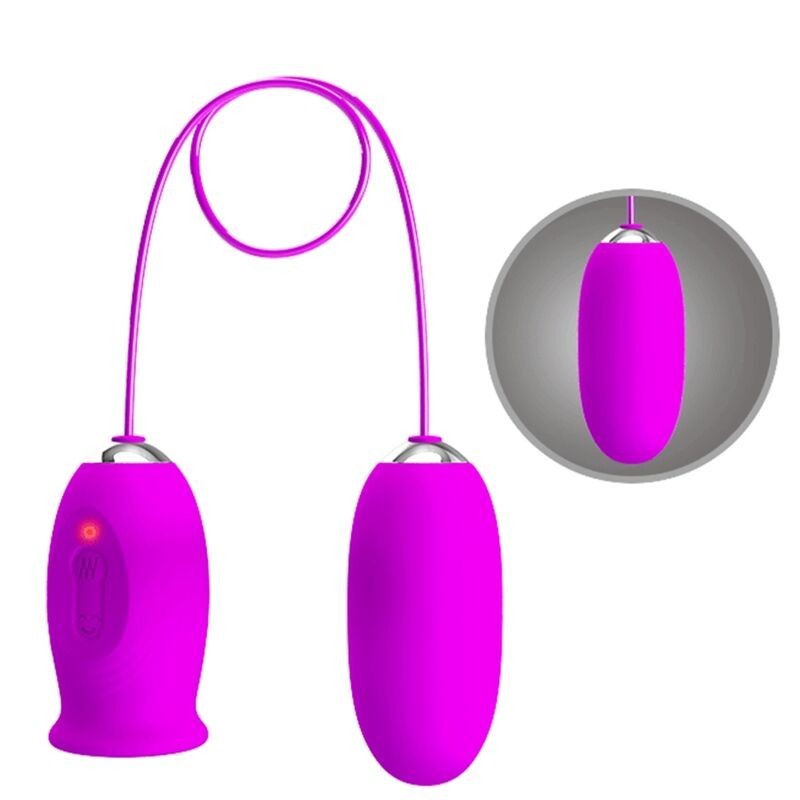 Vibratore Ricaricabile Daisy Dual Egg Viola - PRETTY LOVE FLIRTATION - Vibratori | erosidea.com