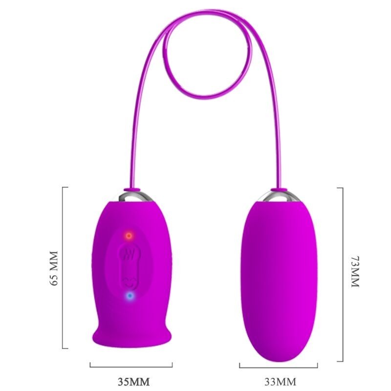Vibratore Ricaricabile Daisy Dual Egg Viola - PRETTY LOVE FLIRTATION - Vibratori | erosidea.com