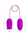 Vibratore Ricaricabile Daisy Dual Egg Viola - PRETTY LOVE FLIRTATION - Vibratori | erosidea.com