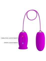 Vibratore Ricaricabile Daisy Dual Egg Viola - PRETTY LOVE FLIRTATION - Vibratori | erosidea.com