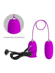 Vibratore Ricaricabile Daisy Dual Egg Viola - PRETTY LOVE FLIRTATION - Vibratori | erosidea.com