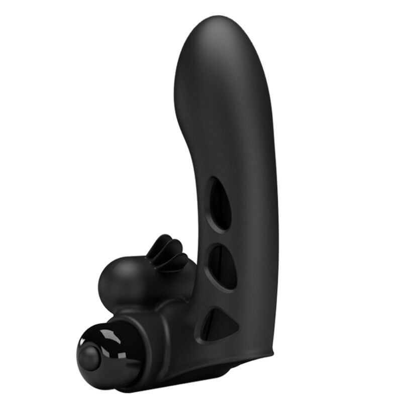 Vibratore Copertura Per Dita Orlando Nera - PRETTY LOVE MALE - Masturbatori | erosidea.com