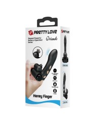 Vibratore Copertura Per Dita Orlando Nera - PRETTY LOVE MALE - Masturbatori | erosidea.com