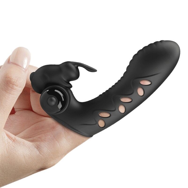 Vibratore Copertura Per Dita Rabbit Nero Vance - PRETTY LOVE MALE - Masturbatori | erosidea.com