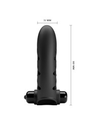 Vibratore Copertura Per Dita Rabbit Nero Vance - PRETTY LOVE MALE - Masturbatori | erosidea.com