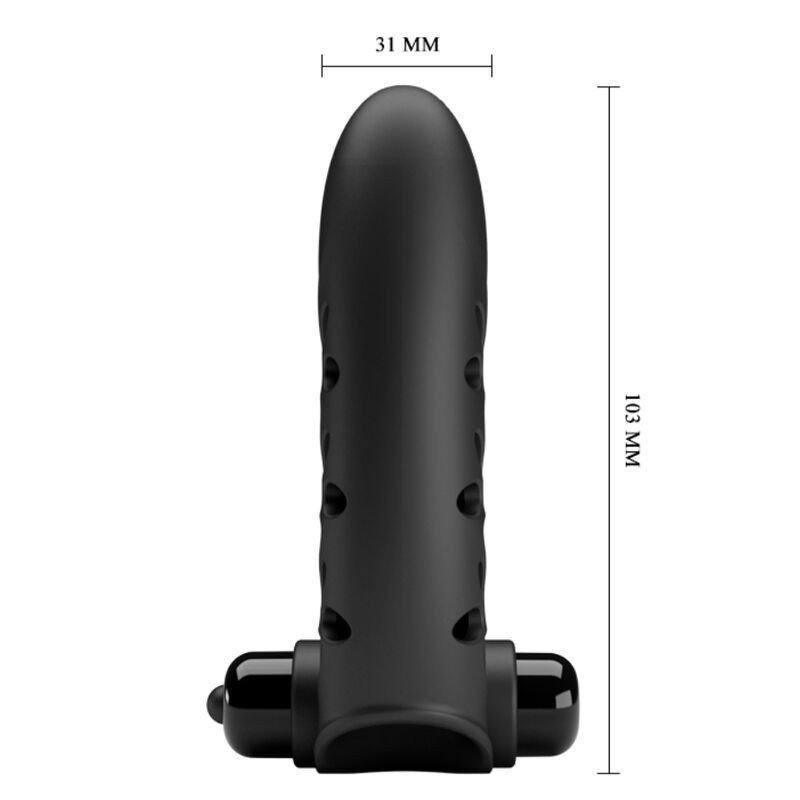 Vibratore Copertura Per Dita Rabbit Nero Vance - PRETTY LOVE MALE - Masturbatori | erosidea.com