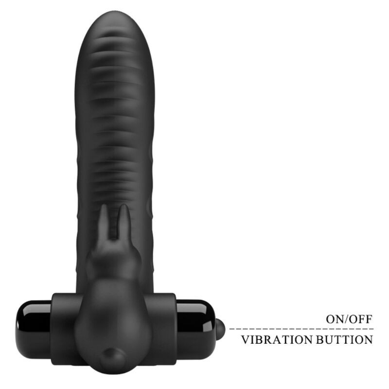 Vibratore Copertura Per Dita Rabbit Nero Vance - PRETTY LOVE MALE - Masturbatori | erosidea.com