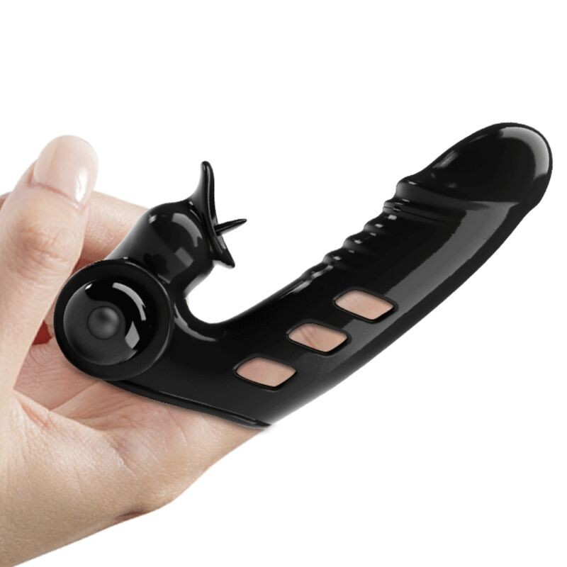 Vibratore Copertura Per Dita Corbin Nera - PRETTY LOVE MALE - Masturbatori | erosidea.com