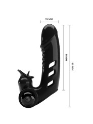 Vibratore Copertura Per Dita Corbin Nera - PRETTY LOVE MALE - Masturbatori | erosidea.com