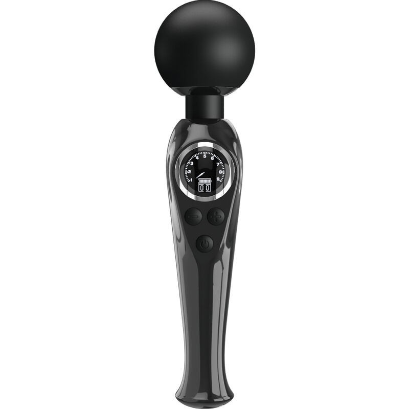 Wand Vibrante Skyler Nera - PRETTY LOVE LED - Magic Wand | erosidea.com