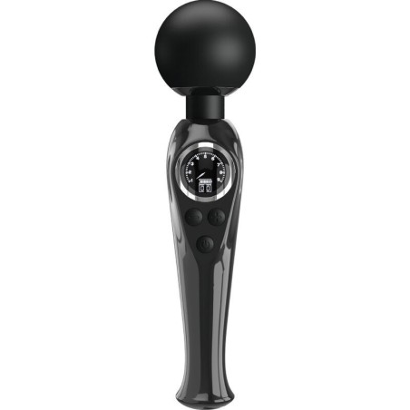 Wand Vibrante Skyler Nera - PRETTY LOVE LED - Magic Wand | erosidea.com