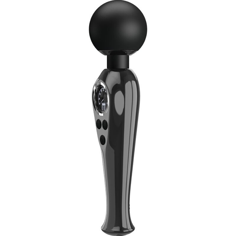 Wand Vibrante Skyler Nera - PRETTY LOVE LED - Magic Wand | erosidea.com