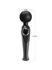 Wand Vibrante Skyler Nera - PRETTY LOVE LED - Magic Wand | erosidea.com
