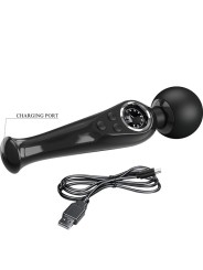 Wand Vibrante Skyler Nera - PRETTY LOVE LED - Magic Wand | erosidea.com