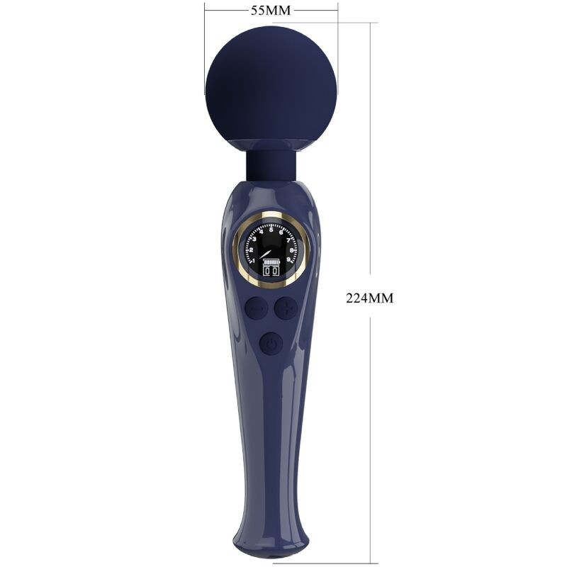 Wand Vibrante Skyler Blu - PRETTY LOVE LED - Magic Wand | erosidea.com