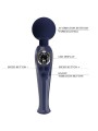 Wand Vibrante Skyler Blu - PRETTY LOVE LED - Magic Wand | erosidea.com