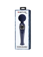 Wand Vibrante Skyler Blu - PRETTY LOVE LED - Magic Wand | erosidea.com