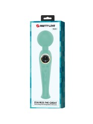 Wand Massaggiatore Skyler Pretty Love Led Verde - PRETTY LOVE LED - Magic Wand | erosidea.com