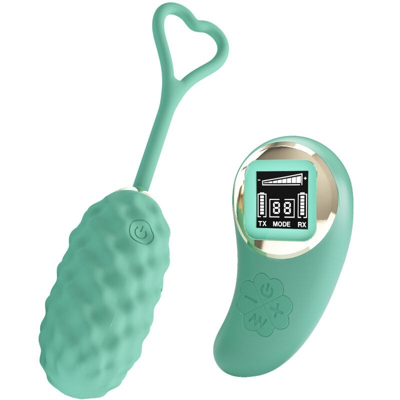 Ovetto Vibrante Con Telecomando Verde Vivian - PRETTY LOVE LED - Ovetti Palline Sfere | erosidea.com