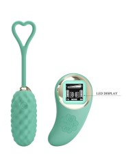 Ovetto Vibrante Con Telecomando Verde Vivian - PRETTY LOVE LED - Ovetti Palline Sfere | erosidea.com