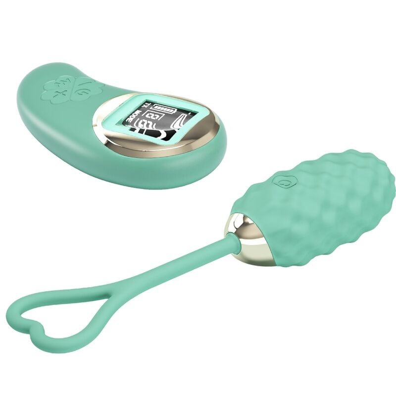 Ovetto Vibrante Con Telecomando Verde Vivian - PRETTY LOVE LED - Ovetti Palline Sfere | erosidea.com