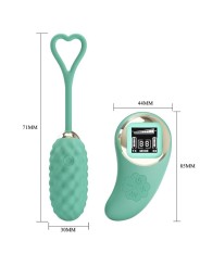 Ovetto Vibrante Con Telecomando Verde Vivian - PRETTY LOVE LED - Ovetti Palline Sfere | erosidea.com