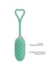Ovetto Vibrante Con Telecomando Verde Vivian - PRETTY LOVE LED - Ovetti Palline Sfere | erosidea.com