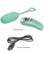 Ovetto Vibrante Con Telecomando Verde Vivian - PRETTY LOVE LED - Ovetti Palline Sfere | erosidea.com