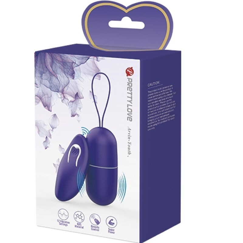 Arvin Youth Violettoting Uovo Telecomando Violetto - PRETTY LOVE YOUTH - Vibratori | erosidea.com