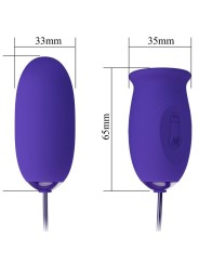 Vibratore Stimolatore Ricaricabile Daisy Youth Violetto - PRETTY LOVE YOUTH - Stimolatori | erosidea.com