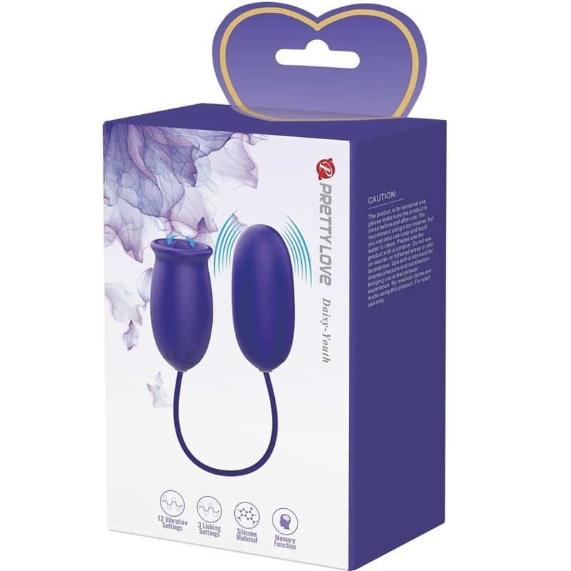 Vibratore Stimolatore Ricaricabile Daisy Youth Violetto - PRETTY LOVE YOUTH - Stimolatori | erosidea.com