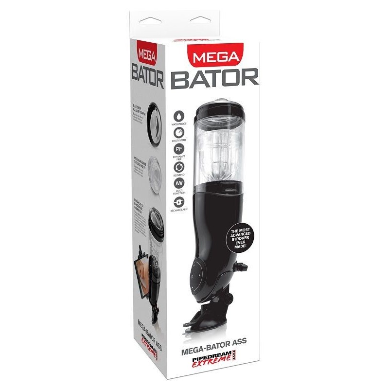 Extreme Toyz - Masturbatore Maschile Usb Pdx Mega Bator Ano Nero - EXTREME TOYZ - Masturbatori Mini | erosidea.com