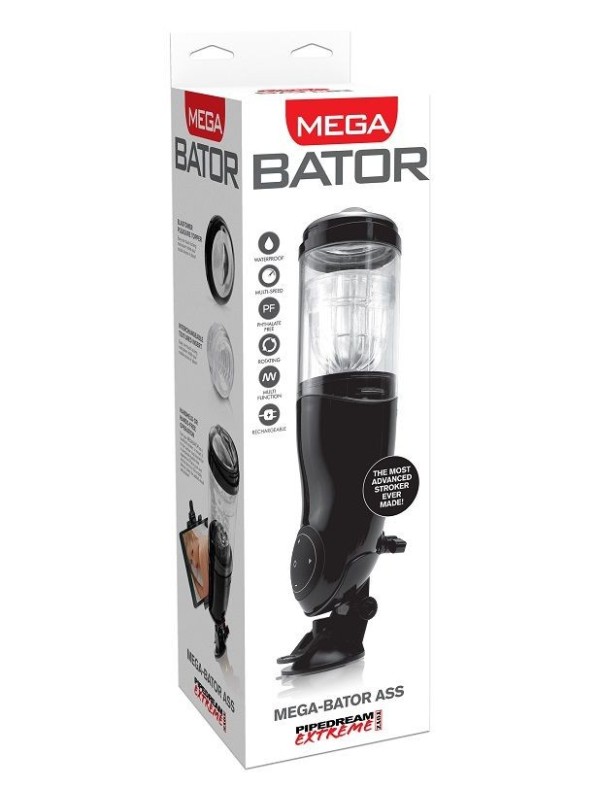 Extreme Toyz - Masturbatore Maschile Usb Pdx Mega Bator Ano Nero - EXTREME TOYZ - Masturbatori Mini | erosidea.com