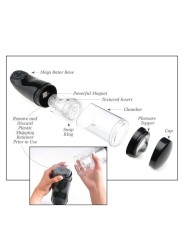 Extreme Toyz - Masturbatore Maschile Usb Pdx Mega Bator Ano Nero - EXTREME TOYZ - Masturbatori Mini | erosidea.com