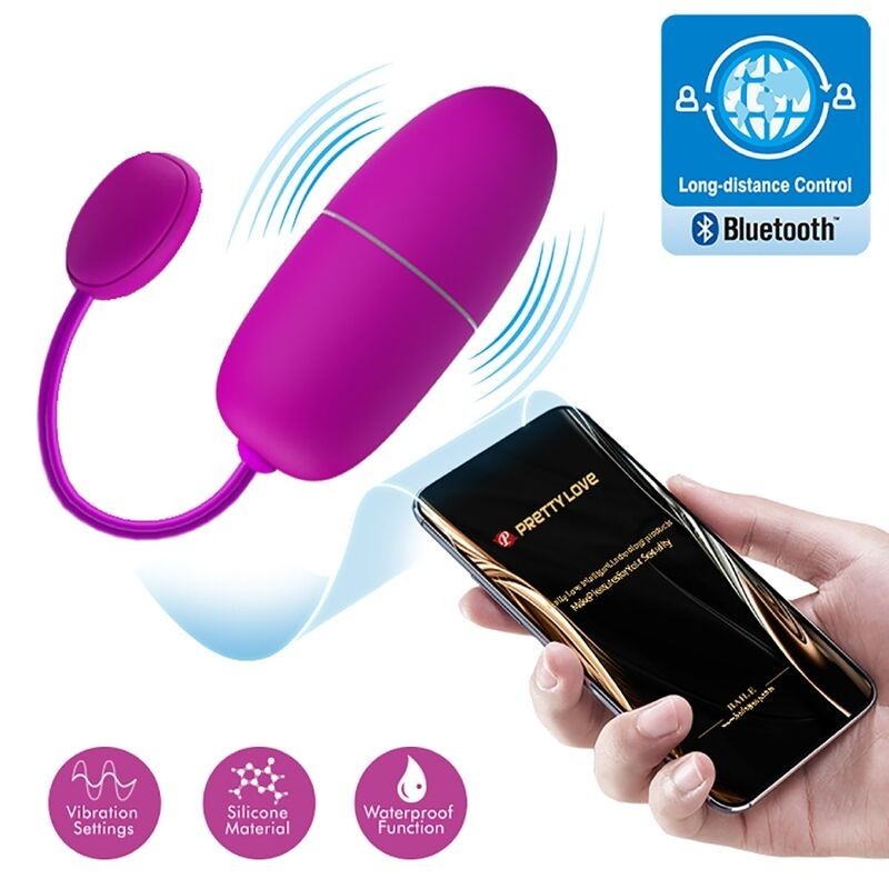 Ninfa Uovo Vibrante App Controllato Viola - PRETTY LOVE BOTTOM - Vibratori | erosidea.com