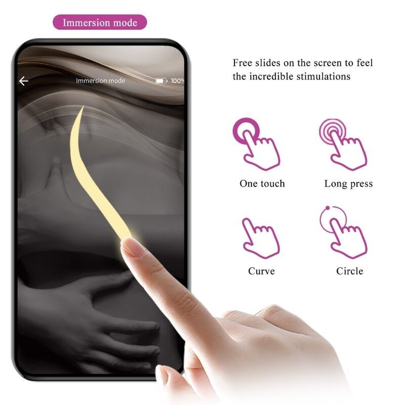 Ninfa Uovo Vibrante App Controllato Viola - PRETTY LOVE BOTTOM - Vibratori | erosidea.com
