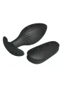 Pretty Love - Vibratore Ricaricabile Plug Anale Regina Nero - PRETTY LOVE BOTTOM - Plug e Catene Anali | erosidea.com