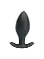 Pretty Love - Vibratore Ricaricabile Plug Anale Regina Nero - PRETTY LOVE BOTTOM - Plug e Catene Anali | erosidea.com