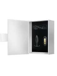 Pretty Love - Vibratore Ricaricabile Plug Anale Regina Nero - PRETTY LOVE BOTTOM - Plug e Catene Anali | erosidea.com