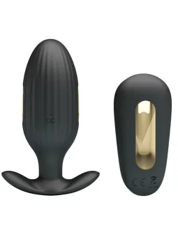 Intense - Chandler Anal Plug 10 Vibrazioni Nero Telecomando - INTENSE ANAL TOYS - Plug e Catene Anali | erosidea.com