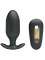 Vibratore Anale Ricaricabile Kelly Plug Nero - PRETTY LOVE BOTTOM - Plug e Catene Anali | erosidea.com